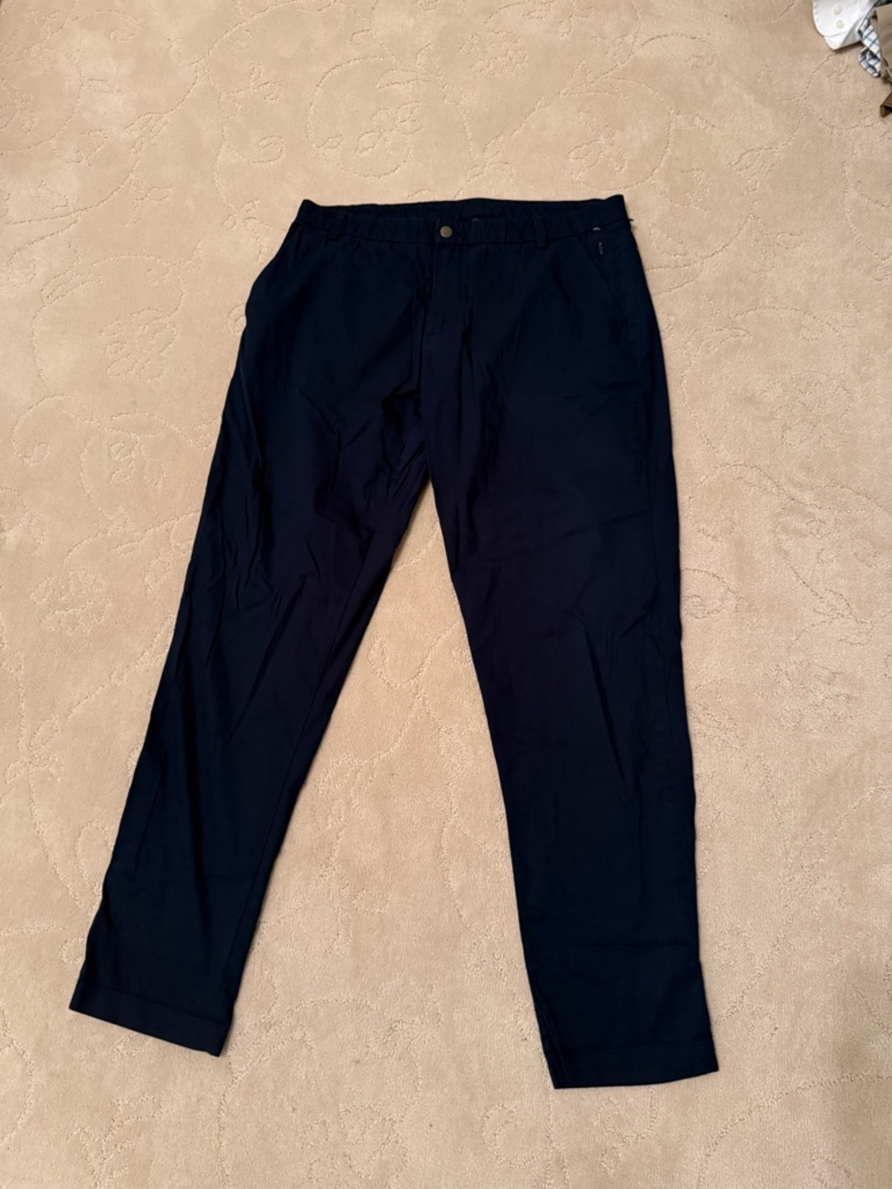 lululemon athletica Men's Navy Chinos - Slim Casual Fit